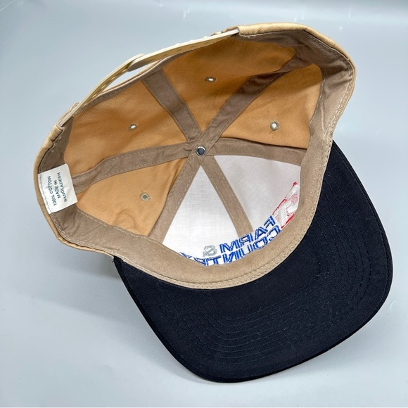 Vintage Central Tractor “Farm & Country” Snapback Hat – 100% Cotton – - Picture 4 of 7
